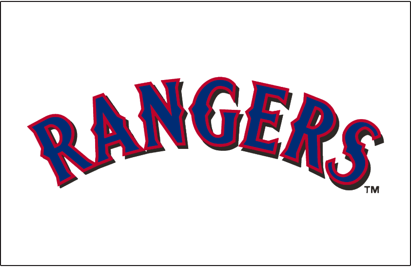 Texas Rangers 2001-2008 Jersey Logo iron on heat transfer